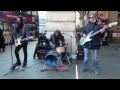 U2, With Or Without You cover - busking in the streets of London, UK