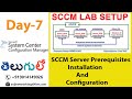 SCCM Server Prerequisites Installation And Configuration
