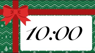 10 Minute Wrapped Present Holiday Timer (Bells at End)