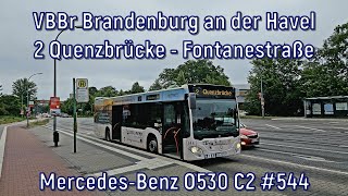 VBBr Brandenburg an der Havel - Linie SEV-2, Mercedes-Benz O530 C2 #544