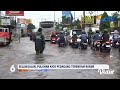 banjir di jalan jogja solo puluhan kios makanan terndam dan kendaraan mogok liputan 6