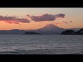 謹賀新年　2014年元旦　富士山と江の島