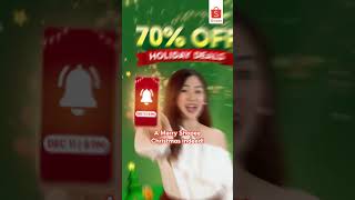 Shopee 12.12 (2024) Mega Pamasko Sale TV Ad Q4 2024 15s (Philippines) [BCC/ST] #Shorts