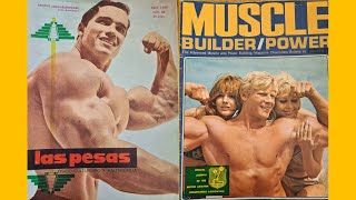 OLD SCHOOL SIDE CHEST POSES & GOLDEN ERA MUSCLE MAGS!!