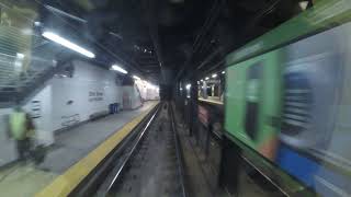 SEPTA Route 10 Trolley - 36th St Portal to 15th St Rear View Go Pro