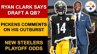 Steelers Rumors & News: Drafting A QB In Round 1? George Pickens On Outburst + Steelers Playoff Odds