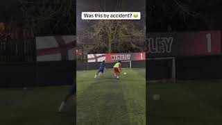 Was this by accident 😂? #football #training #soccer #funny #viralshorts