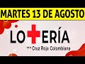 Resultados Lotería de la CRUZ ROJA del Martes 13 de Agosto 2024  PREMIO MAYOR 😱💰💸