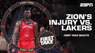 'A BASKETBALL TRAGEDY' Windy talks Zion's injury 'IT WAS HIS MOMENT!' | First Ta