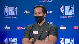 Coach Spoelstra On Heat's Game 2 Loss, Overcoming Series Deficit | NBA Finals Interview