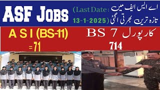 ASF Jobs | ASI Jobs | Airport Security Force Jobs latest | ASF ASI Jobs