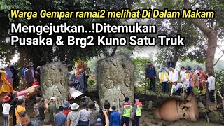 Mojokerto Gempar Warga Ramai2 Melihat pusaka \u0026 Barang kuno Satu truk Di dalam Makam