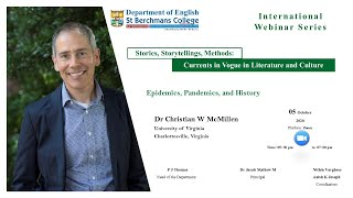 Epidemics, Pandemics and History | Dr Christian W McMillen | Webinar | SBC English