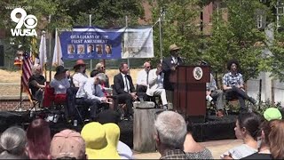 Memorial honoring Capital Gazette victims unveiled in Annapolis