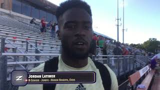 Akron's Jordan Latimer reflects on long jump at the NCAA Outdoor T\u0026F Championships - 6/5/19