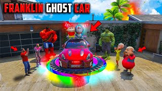 Franklin \u0026 Shinchan😂 Got Most Luxrious  Car From Ghost😱In Gta 5 Telugu | Dominator Yt | #gta5