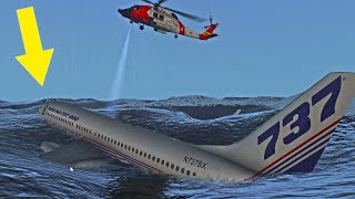 Airplane Emergency Landing on Water  Saved by Emergency Response Team in GTA 5 |