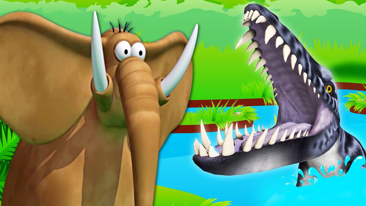 Up Close And Dangerous | Funny Jungle Animal Cartoon For Kids | Gazoon ...