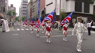 愛知県警察音楽隊 \u0026 フレッシュアイリス 栄ミナミ音楽祭‘15 パレード