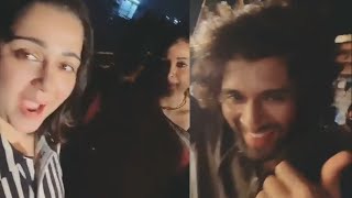 Charmi Making Fun With Vijay Devarakonda And Ramya Krishna @ Liger Movie Sets | MS Entertainments