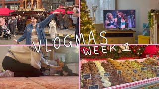 VLOGMAS WEEK 1! | CHRISTMAS MARKETS & DECORATING TREES!!!!