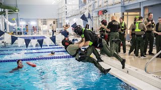 11th DWR Conservation Police Training Academy Completes Officer Water Survival Course
