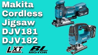 Makita DJV181 \u0026 DJV182 18v Cordless Brushless Jigsaws