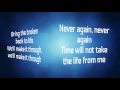 Breaking Benjamin - Never Again Lyrics