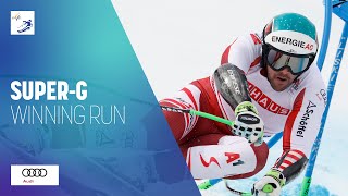 Vincent Kriechmayr (AUT) | Winner | Men's Super-G | Courchevel/Meribel | FIS Alpine