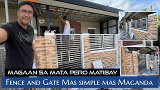 FENCE AND GATE MAAGAAN SA MATA MAS SIMPLE MAS MAGANDA