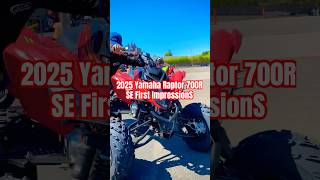 2025 Yamaha Raptor 700R Special Edition First Impressions #raptor700 #atv #shorts