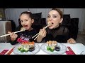 Lina İle  Japon  Yemeği Sushi Denememiz  | Funny Kids Video