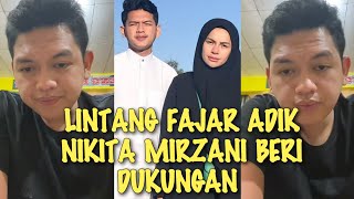 VIRAL!! LINTANG FAJAR ADIK NIKITA MIRZANI BERI DUKUNGAN BEGINI! DAN SEBUT TUNGGU ADA KEJUTAN