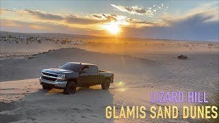 GLAMIS SAND DUNES | Going up Oldsmobile Hill in a Chevy Duramax \u0026 Lizard Hill Arm Drop Drags -Ep. 11