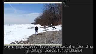 Frosty Forests and Frozen Fields:  Winter Burrrding in Ontario