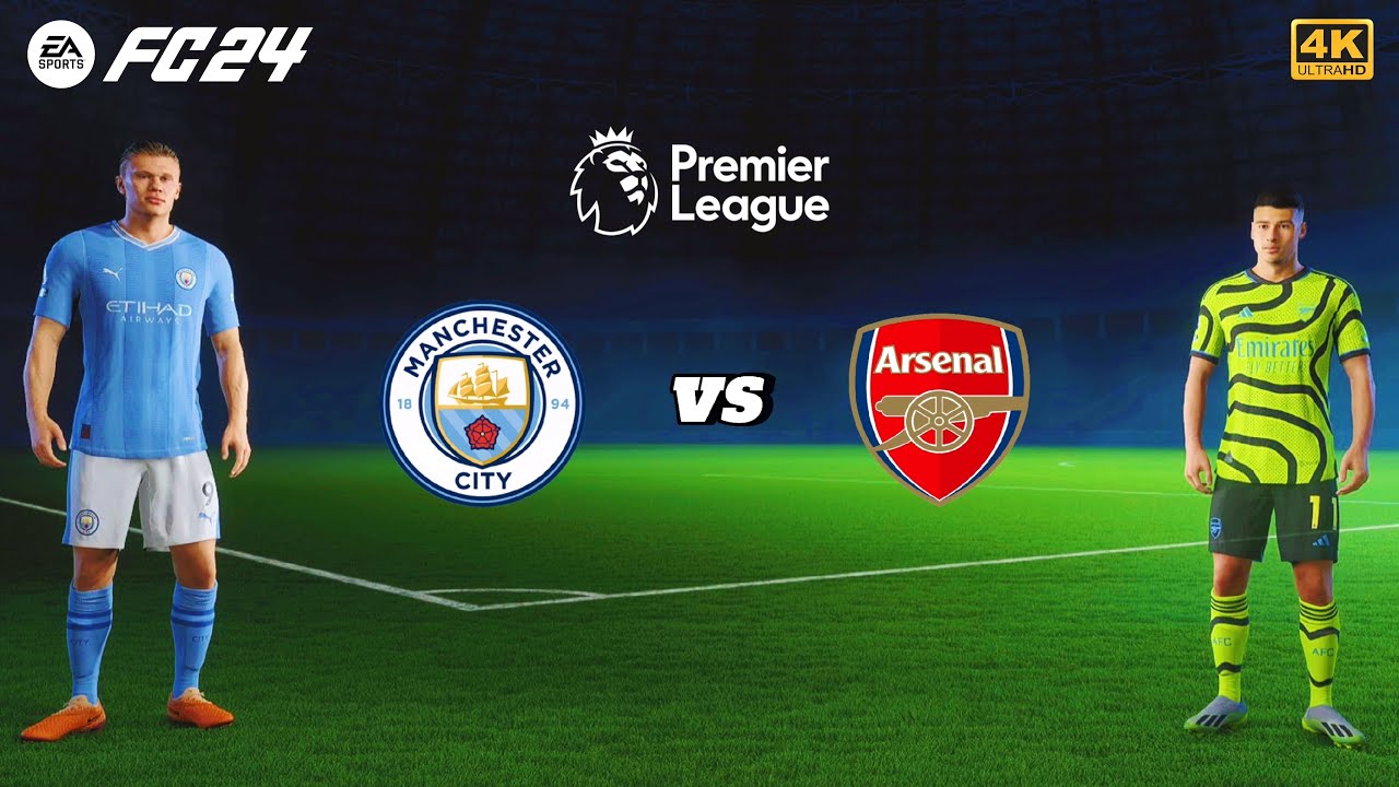 Manchester City Vs Arsenal | Premier League 2023/2024 | Big Match ...