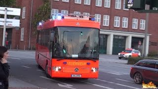 [FEU4-Alarm] Löschgruppe + ELW3 / Befehlswagen + KdoW A-Dienst Feuerwehr Hamburg Feuerwache 22