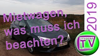 Ratgeber: Mietwagen was muss ich beachten? Teil 2