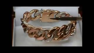 YP Video 88 - 18K Tri-Gold Bracelet for a distant client (Description and Services below)