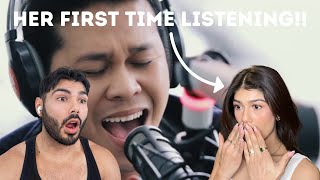 My Girlfriend's FIRST TIME Listening To Marcelito Pomoy - The Power of Love (Celin Dion cover)