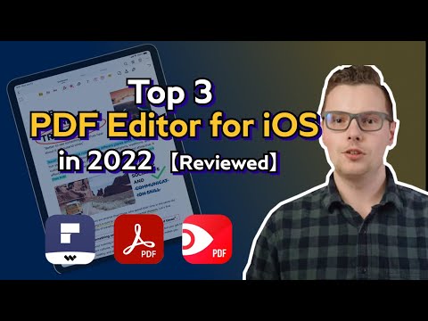 Los 3 mejores editores de PDF para iOS en 2022 (revisión completa y comparación)