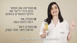 מסכת זהב מחממת – Gold Heating Mask