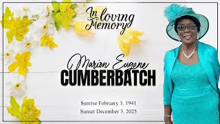 Celebrating the Life of Marion Eugene Cumberbatch