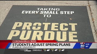 Purdue students adjust to spring changes