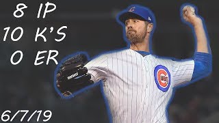 Cole Hamels' 10 Strikeout Day | June 7, 2019 | 2019 MLB Season