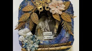 Mixed Media Assemblage: Using Finnabair and Prima products