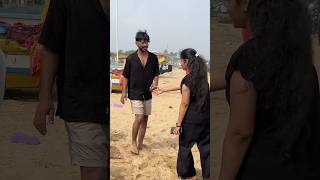 HAKE HAND 🤝🤝🤝 PRANK IN MYPADU BEACH 🌊🌊 ||Bhayam222||