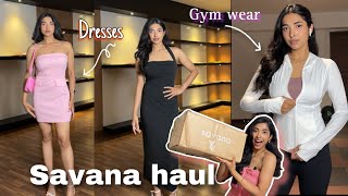 Savana Haul - Birthday dress haul + Gym wear haul 60% off code inside 😱✨