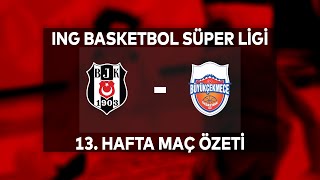 BSL 13. Hafta Özet | Beşiktaş 84-77 Büyükçekmece Basketbol