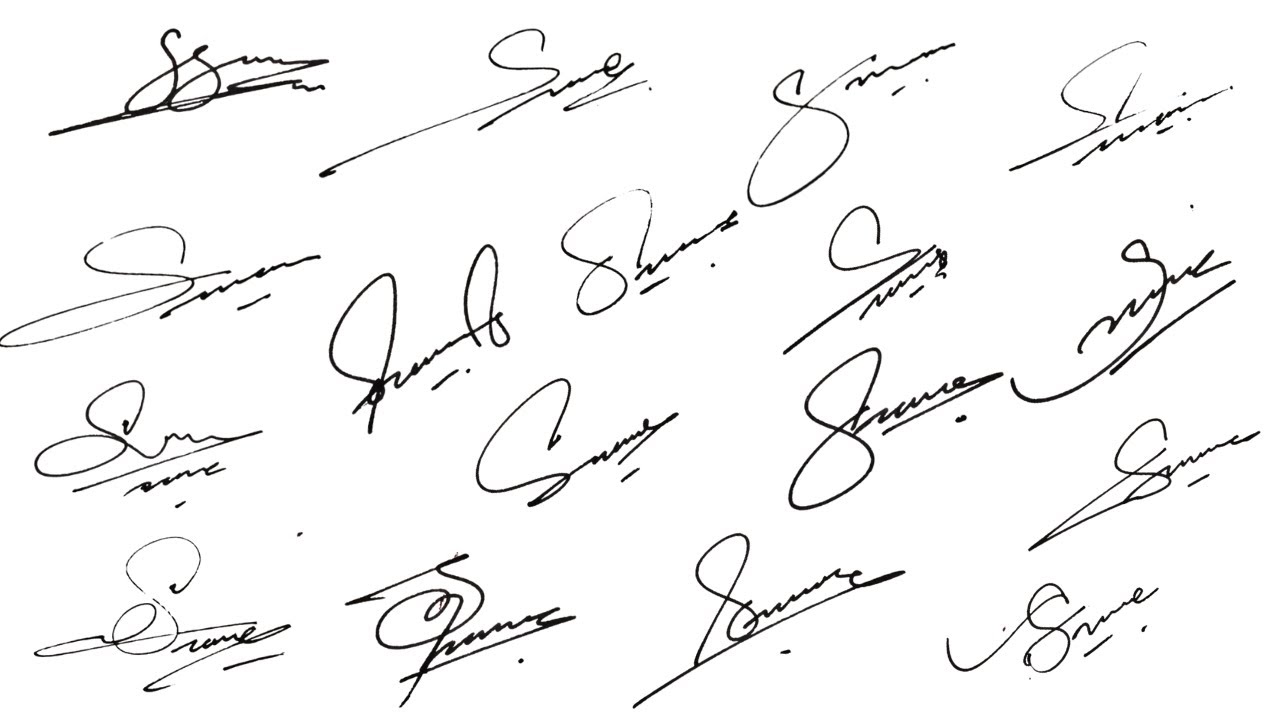 Letter S Short Signatures | Signature Style Of S | Signature Style Of ...